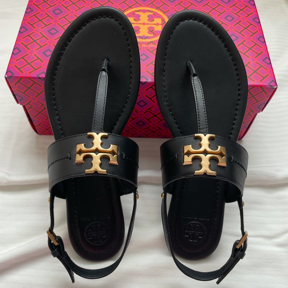 Tory Burch Everly T- Strap Flat Sandal